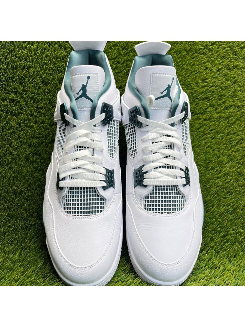 Nike Air Jordan 4 Retro Mens Size 18 Oxidized Green Basketball Shoes Sneakers